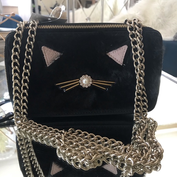 Kate Spade NY Marigold Brighton Lane Black Cat bag - Picture 4 of 8